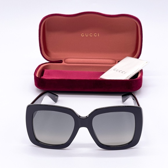 NEW GUCCI GG0141SN 001 NEW COLLECTION WOMEN’S SUNGLASSES GUCCI GG0141S - Picture 3 of 14